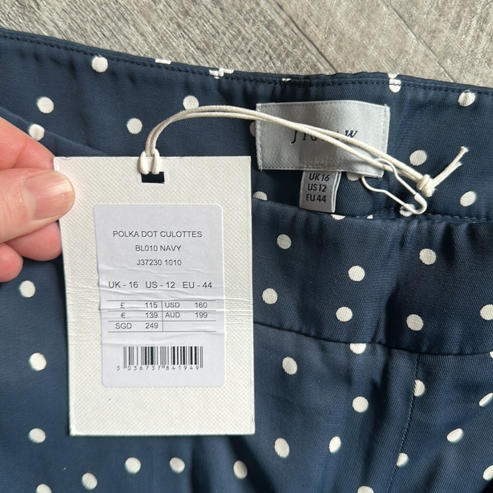 Jigsaw polka dot culottes - Picture 4 of 7